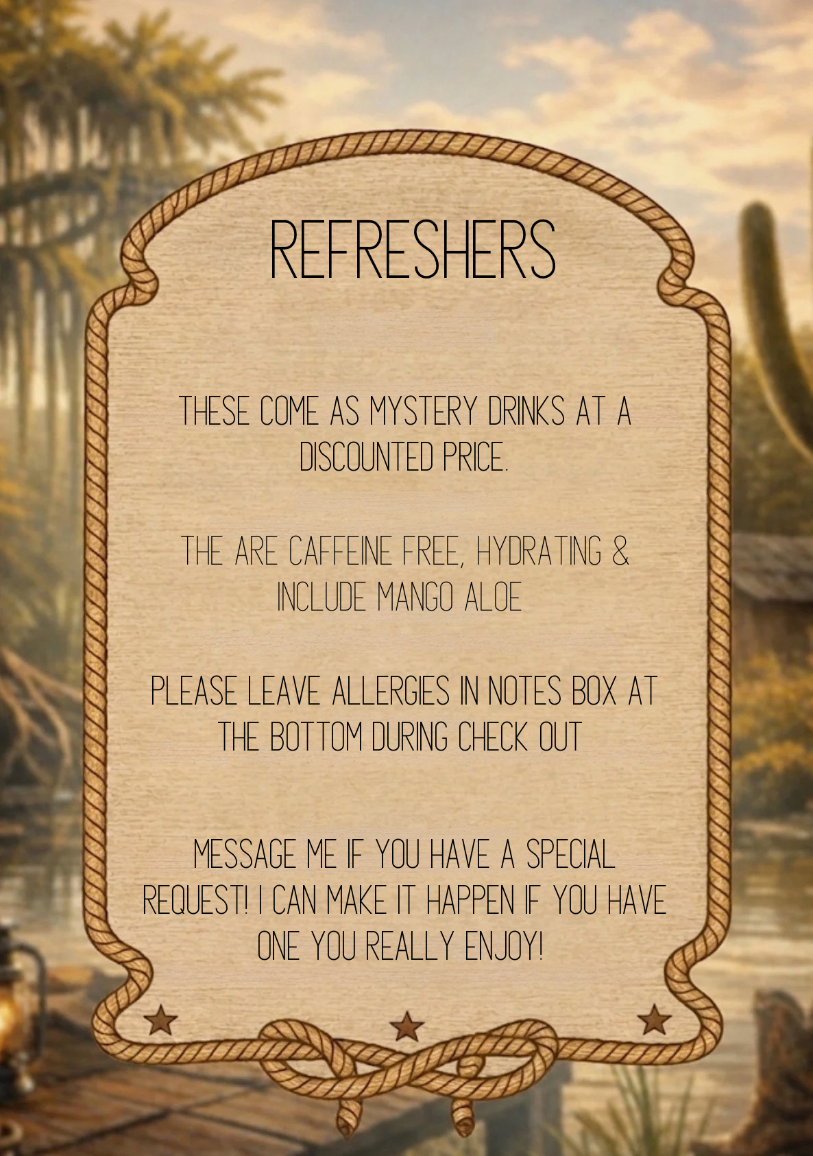 REFRESHERS + ALOE